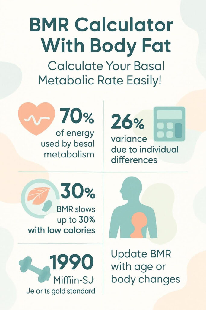 BMR Calculator With Body Fat: Calculate Your Basal Metabolic Rate Easily!