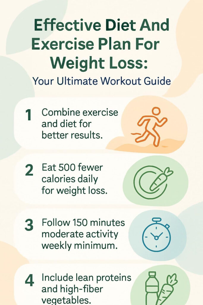 Effective Diet And Exercise Plan For Weight Loss: Your Ultimate Workout