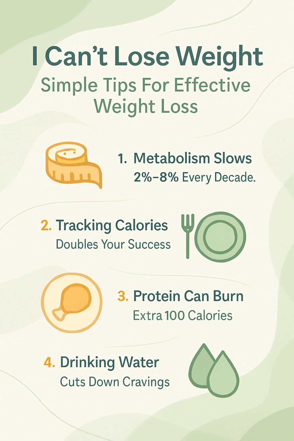 Infographic showing tips to overcome weight loss plateau and build healthy habits