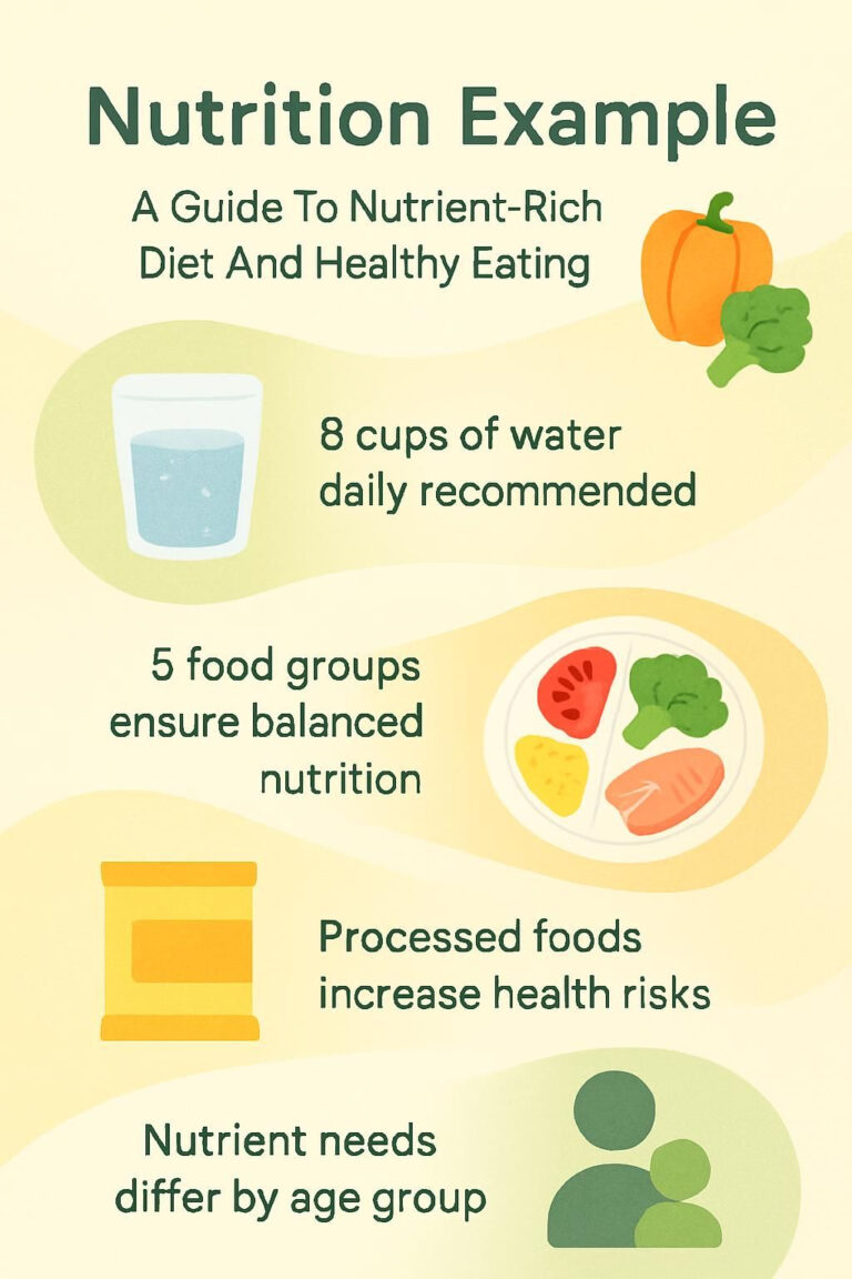 Nutrition Example: A Guide To Nutrient-Rich Diet And Healthy Eating