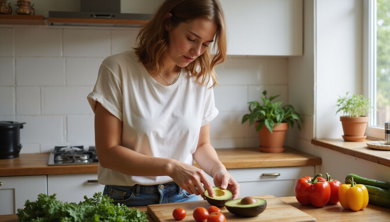 A home cook portioning lean protein and vegetables for a week of healthy meals.