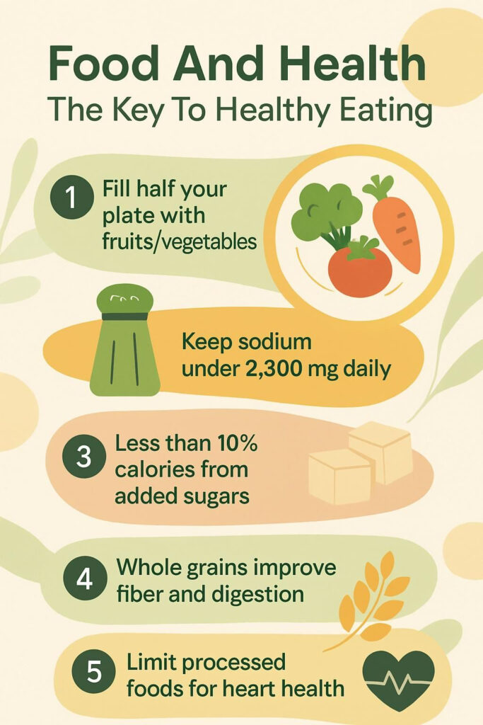 Food And Health: The Key To Healthy Eating