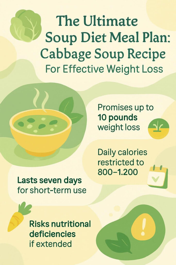 The Ultimate Soup Diet Meal Plan: Cabbage Soup Recipe For Effective Weight