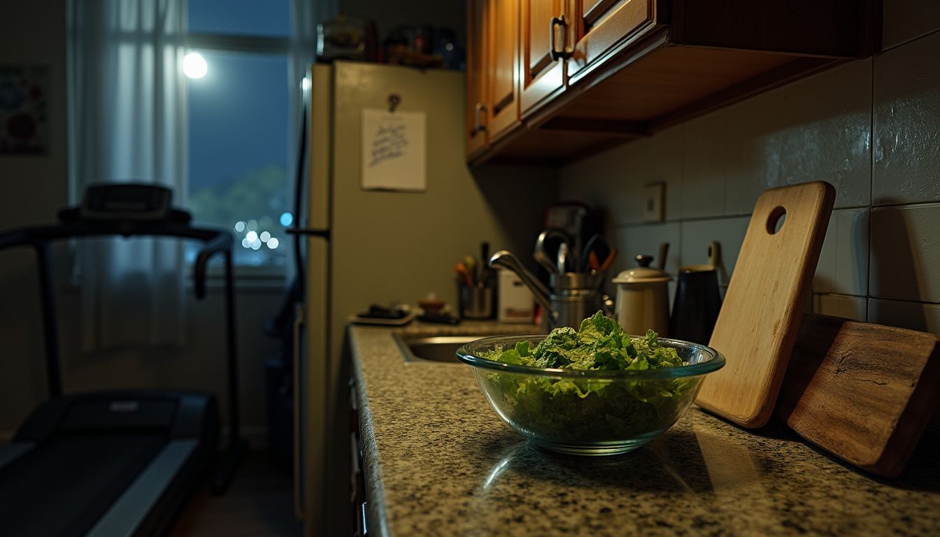 Messy kitchen that signals low motivation and disorganized habits Messy kitchen that signals low motivation and disorganized habits